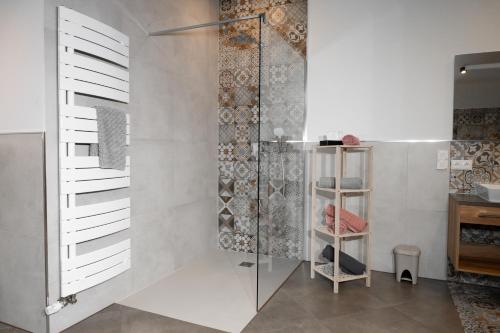 Fürdőszoba, CLB Ferienwohnung in Reutte