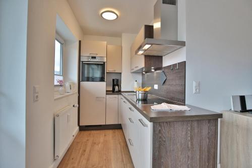 Kjøkken, Feriendomizil Neue Bergstrasse Feriendomizil Neue Bergstrasse 11 Appartement 8 in Scharbeutz