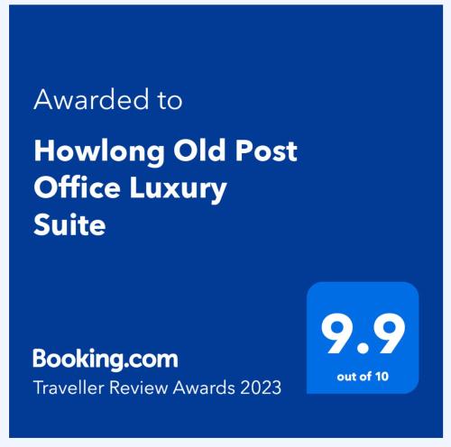 Howlong Old Post Office Luxury Suite