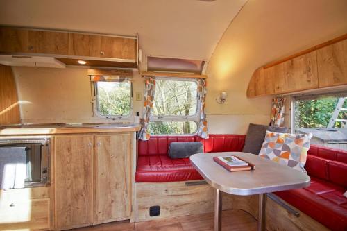 Vintage glamping Airstream with Farm Animals 5