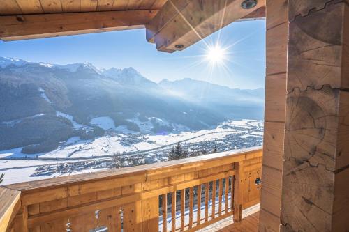 Chalet Obenland Panorama Aussicht Kitzbühler Alpen Bramberg a. Wildkogel