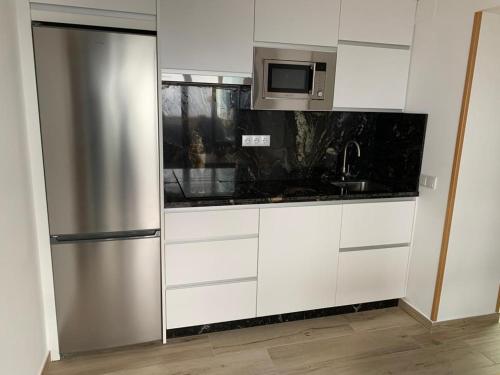 廚房, Casa rural Maila in 卡塞雷斯馬爾帕蒂達