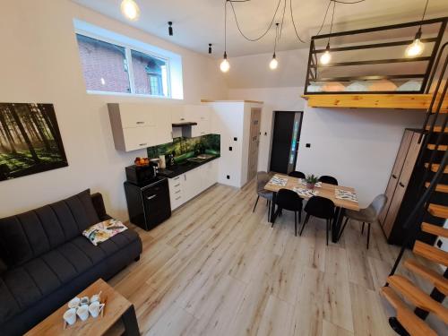 Apartament z antresolą