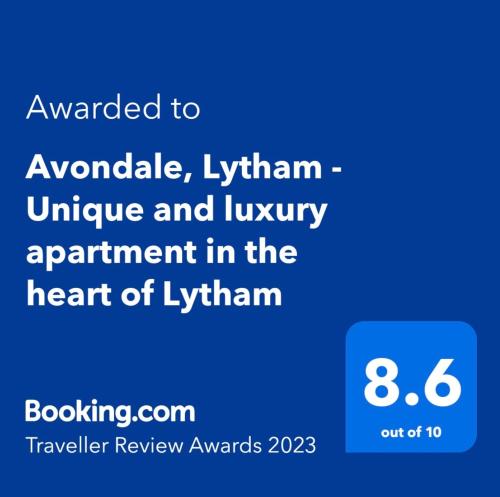 Avondale, Lytham - Unique and luxury apartment in the heart of Lytham in St Johns