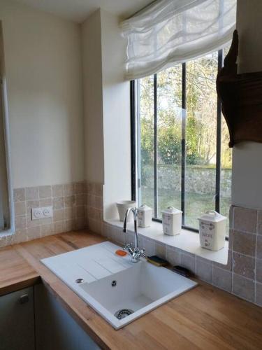 кухня, Baia, Une charmante maison avec jardin in Ville-Saint-Jacques