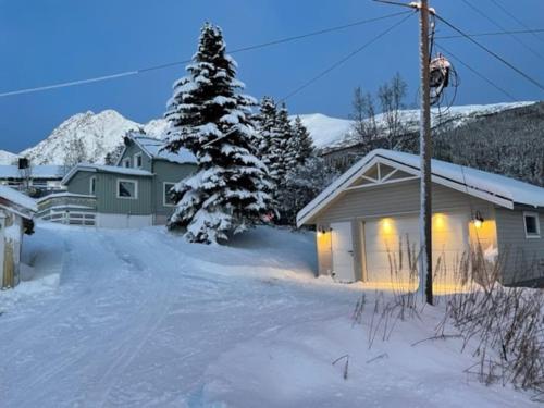 House with garage in central Lyngen