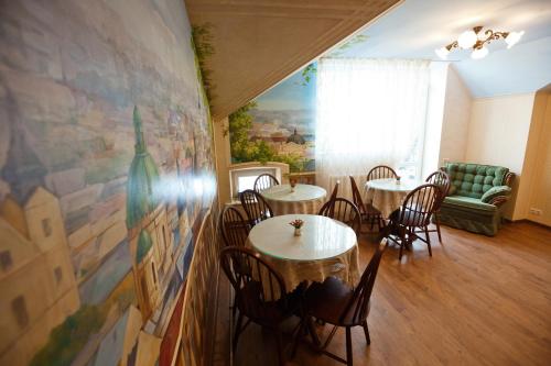 مطعم, Mini-Hotel Guest House Inn Lviv in مقاطعة ليشاكيفسكي