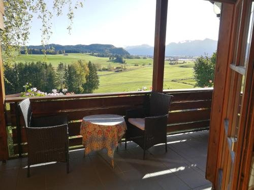 شرفة/ تراس, Haus Hopfenseeblick in هوبفيرؤ