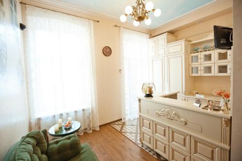صالة مشتركة/ منطقة التلفزيون, Mini-Hotel Guest House Inn Lviv in مقاطعة ليشاكيفسكي