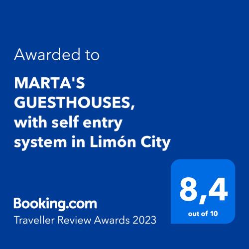 Marta's Guesthouses, apartamentos con entrada autonoma in Puerto Limon
