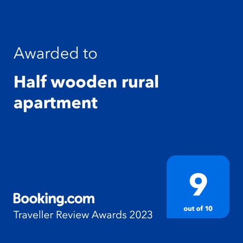 Half wooden rural apartment