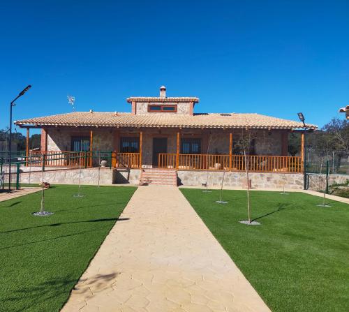 入口, Complejo Rural La Paloma in 卡塞雷斯馬爾帕蒂達