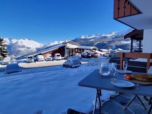 Studio fonctionnel proche pistes avec terrasse et animaux admis in Bellentre