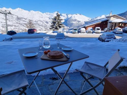 Studio fonctionnel proche pistes avec terrasse et animaux admis in Bellentre