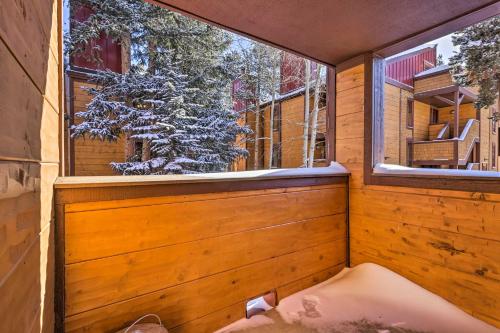 Breck Condo with Hot Tub Access Walk to Main St! in Breckenridge (CO)