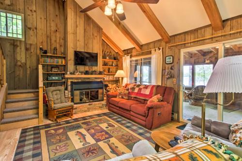 Warm and Cozy Cabin with Dock and Fire Pit on Largon Lake - main image