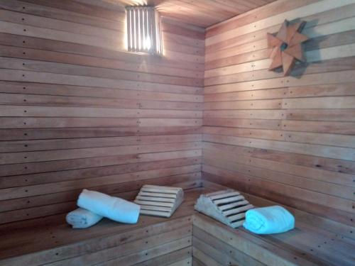 Sauna, Pualy Resort & Spa in Belén De Escobar