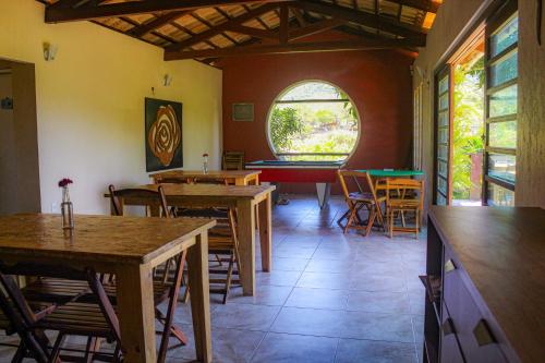 Restorāns, Pousada Estância Monte Horebe (Pousada Estancia Monte Horebe) in Mulungu