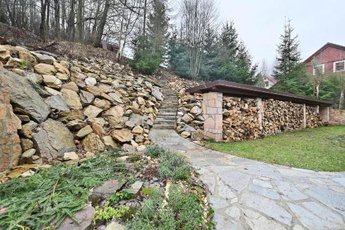 Wooden house in the heart of the Giant Mountains with own hill