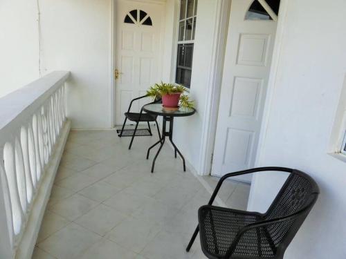 Balcony/terrace, Selen's Apartment in Ti Rocher Micoud Saint Lucia in Micoud