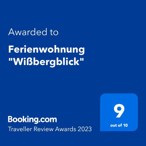 Ferienwohnung "Wißbergblick"