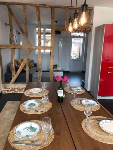 Maison sur la place du village d’Ourville en Caux in Cleuville