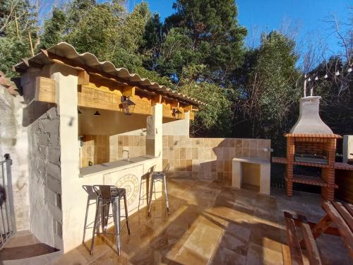 Erkély/terasz, Valentins cottage Moulin de Tartay Avignon in Avignon