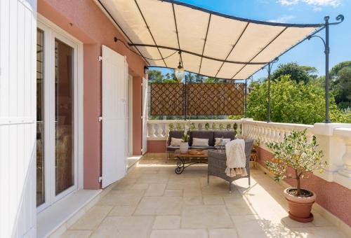 Erkély/terasz, La Maisonnette du Clos in La Roquette-sur-Siagne