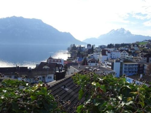  Wohnung mit herrlichem Blick auf den Pilatus, Pension in Weggis