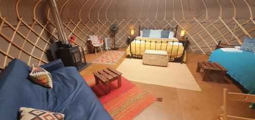 Stunning Premium Yurt with Sea Views in Ayrshire in Netherhall