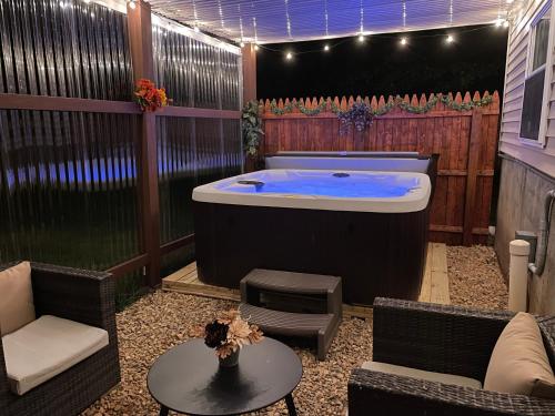 Spacious Pocono Home with Hot Tub and Fire Pit