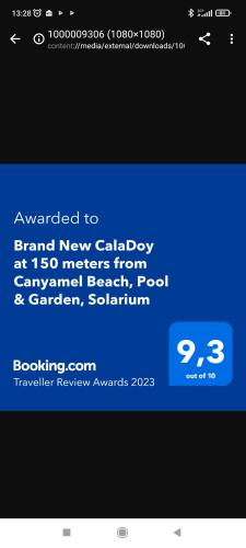 Brand New CalaDoy at 150 meters from Canyamel Beach, Pool & Garden, Solarium