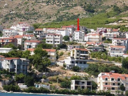 Studio apartment in Dugi Rat with sea view, balcony, air conditioning, WiFi 5113-2