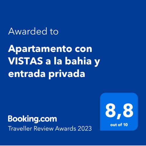  Apartamento con VISTAS a la bahia y entrada privada in Faro de Cullera