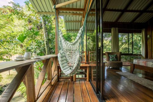 Ban công/sân hiên, Cabanas del Lago in La Fortuna