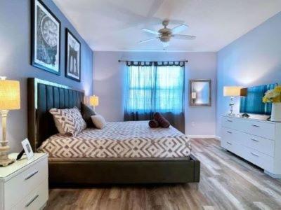 Huge10Bd Spa Gm Pool Solterra-5252OA home in Davenport, USA