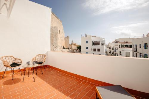 balkon/terras, La Plaza Hostal in Peniscola