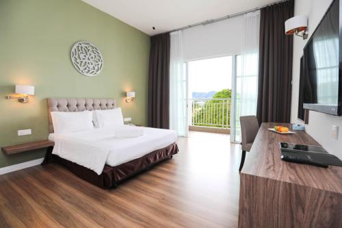 1 double bed