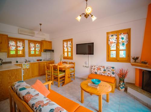 Wyposażenie, Orange House for big families in Damouchari - Delicious Houses in Ntamouchari