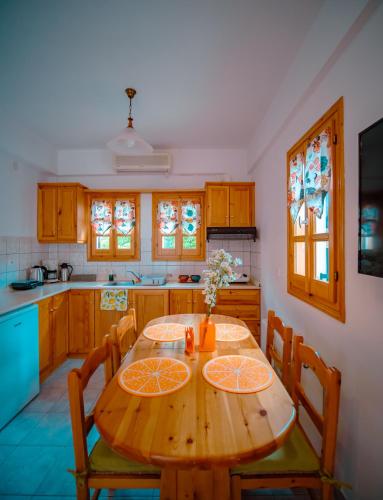 kuchnia, Orange House for big families in Damouchari - Delicious Houses in Ntamouchari