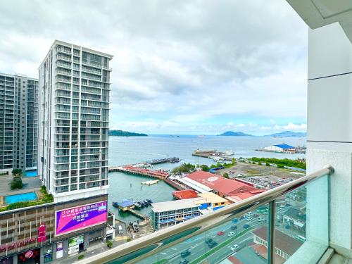 Balkong/terasse, M Centro City Centre @ Gaya Street by SSVC in Kota Kinabalu