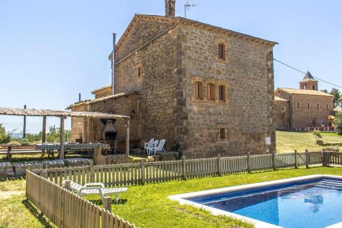 Úszómedence, Catalunya Casas Rustic Catalan countryside villa with private pool! in L'Hostal Nou