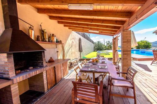 Balkon/teras, Catalunya Casas Stunning modern villa and just half hour to Barcelona! in Calella