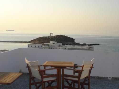 מרפסת, Panorama Hotel in האי נקסוס