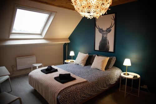 PAUSE NATURE SORBAIS Chambre avec salle de bain privative, entrée indépendante et arrivée autonome BnB Étréaupont