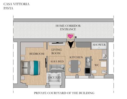 Vittoria Suite, con Jacuzzi - by Host4U