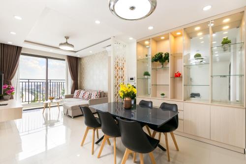 35m² studio Appartement, met 1 privé badkamer in District 4 (Infinity Pool Signature - Saigon Riverside) in Ho Chi Minh Stad