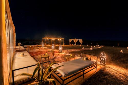 Restoran, Soleil Camp & Camel Trekking in Merzouga