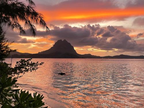 Kilátás, Fare Ahuna in Motu Ahuna