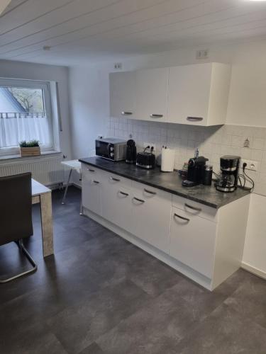 מטבח, Ferienwohnung am Fuße des Eggegebirges in באד דריבורג